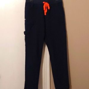Figs Nepal skinny scrub pants medium navy